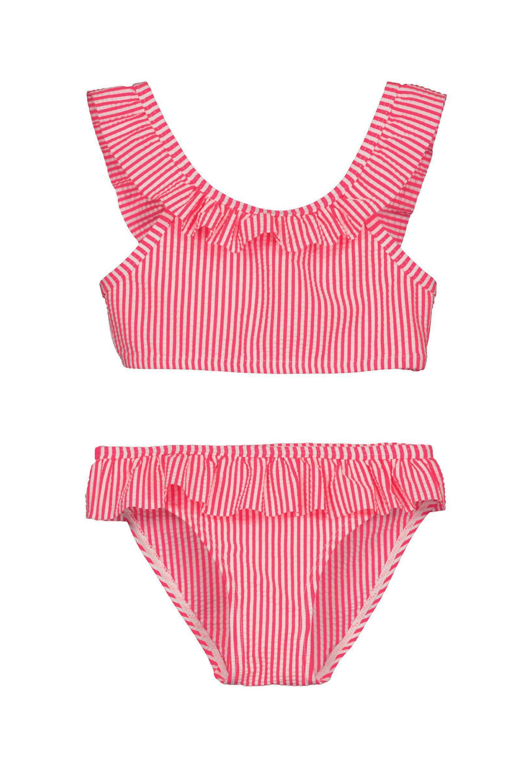 ◆SATUR◆ Ibiza Citron Summer Graphic Mesh Knit Sea Blue SA2 Ibiza Waves - Freya Swim - biustonosz kąpielowy bralette