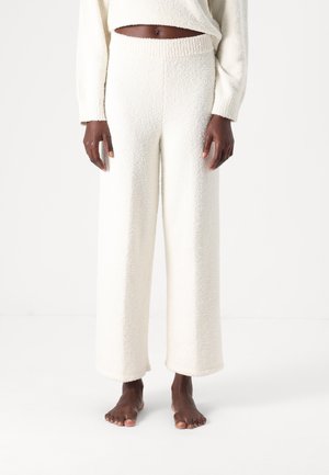 PLUSH SWEATERPANTS - Pyjamasbukse - ivory