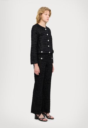 THEA TROUSERS - Housut - black