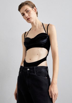 GmbH WITH CUPS - Μπλούζα - black