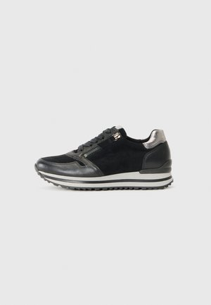 Baskets basses - black/silver-coloured