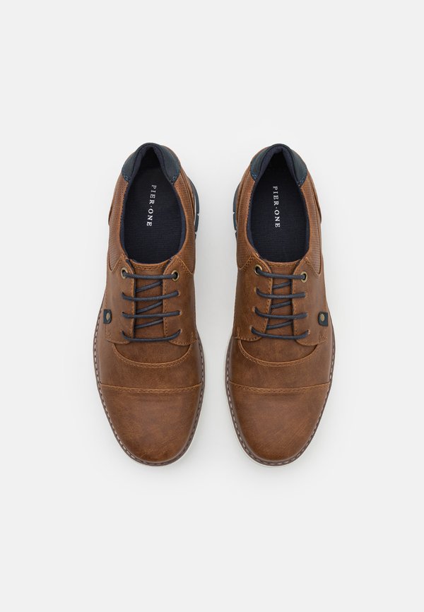 Casual lace-ups - cognac3