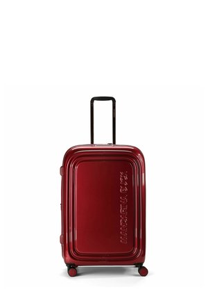 LOGO MIT DEHNFALTE - Wheeled suitcase - red metal