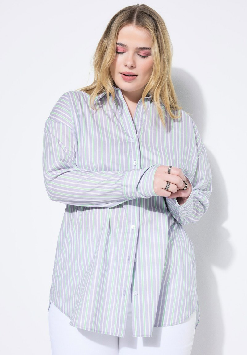 Chemisier Femme Untold Violet - Taille 12, Manches Courtes, Coton, Occasion Très Bon état