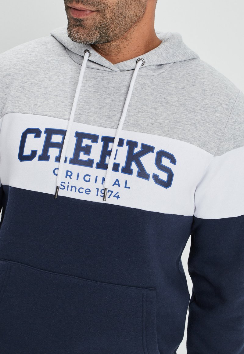 Creeks Sweat zippé - gris foncé