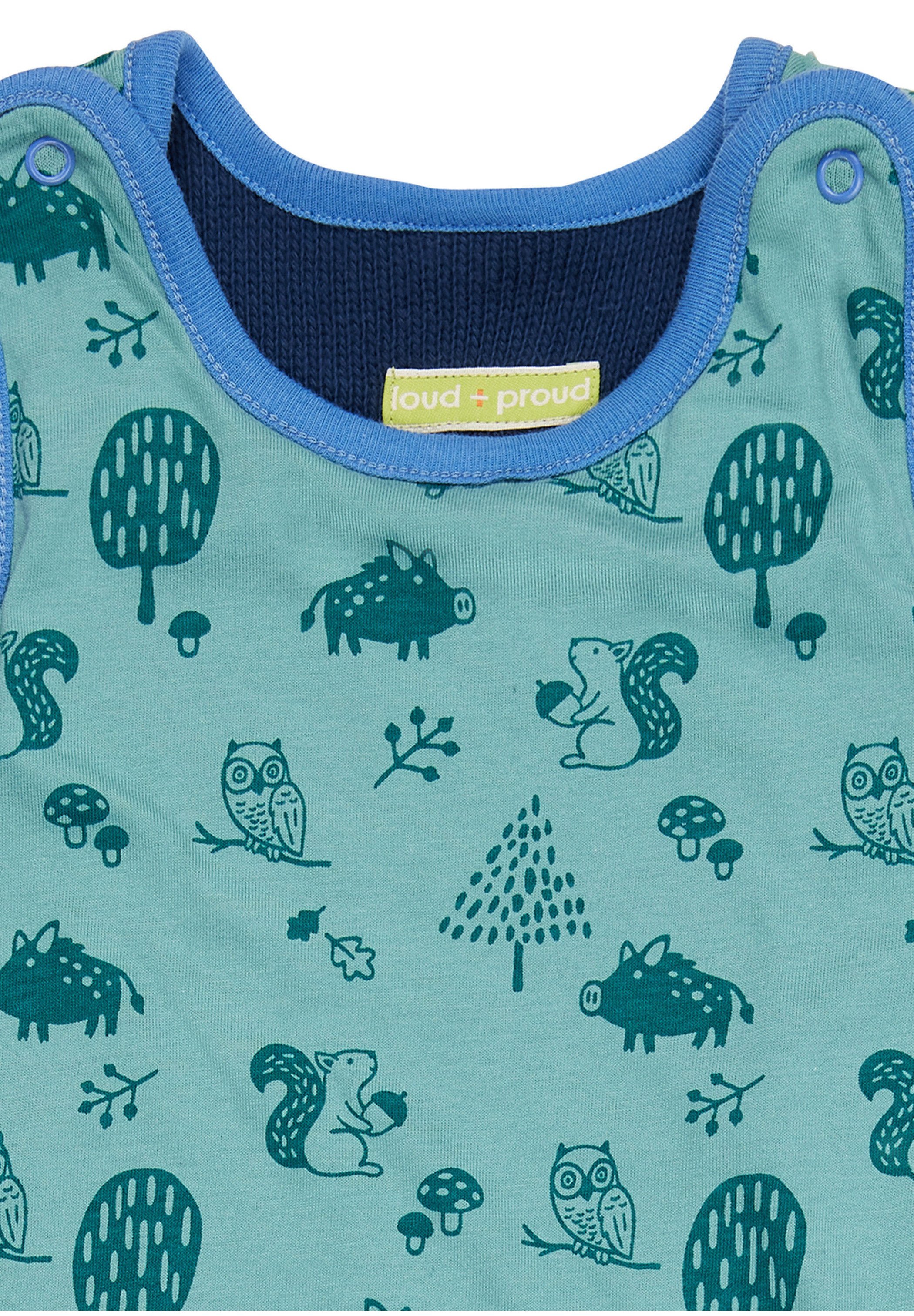 loud + proud Overall Padded Knit, GOTS Zertifiziert Tuta