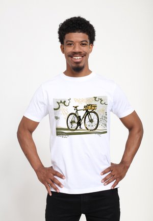 MATT KEELING TWO WHEELS GOOD - T-shirt print - white