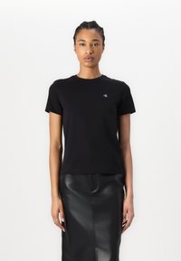 Calvin Klein Jeans - ARCHIVE CREW TEE - Basic T-shirt - black Thumbnail Image 1