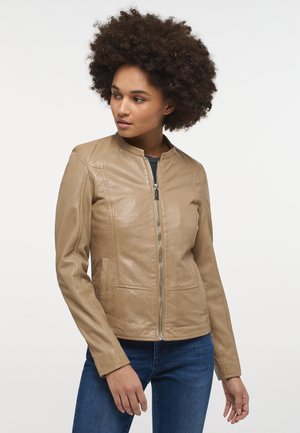 Mustang Lederjacke - braun