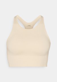Casall SEAMLESS PADDED SPORTS - Top - ecru