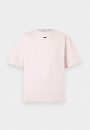 RUBBED PAINT ARROWS SKATE TEE - T-shirt imprimé - mauve