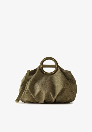 Borbonese, VIS A VIS BOWLER BAG MEDIUM - Handbag - green