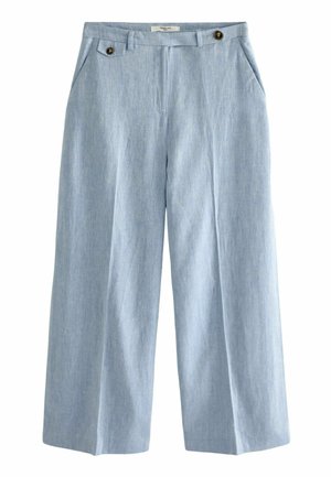 WIDE LEG TALL - Tygbyxor - blue
