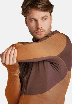 REALFLEECE DESCENDER  - Running jacket - carob dusty clay cb