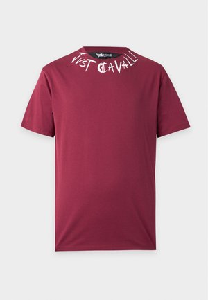 Just Cavalli, LOGO NECKLACE - Μπλουζάκι με στάμπα - cordovan