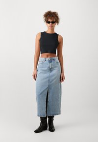 Even&Odd Petite - 2 PACK - Top - light grey/black Thumbnail Image 1