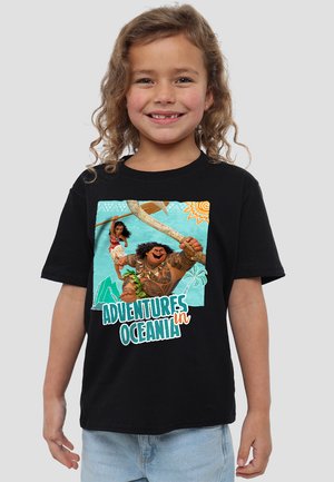 Disney MOANA MAUI MOANA AVENTURES IN OCEANIA - Print T-shirt - black