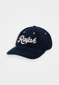 THE RALPH LOGO CORDUROY BALL CAP UNISEX - Sapka - hunter navy