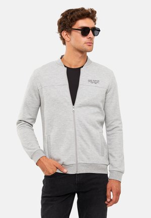 STANDARD FIT - Zip-up sweatshirt - grey