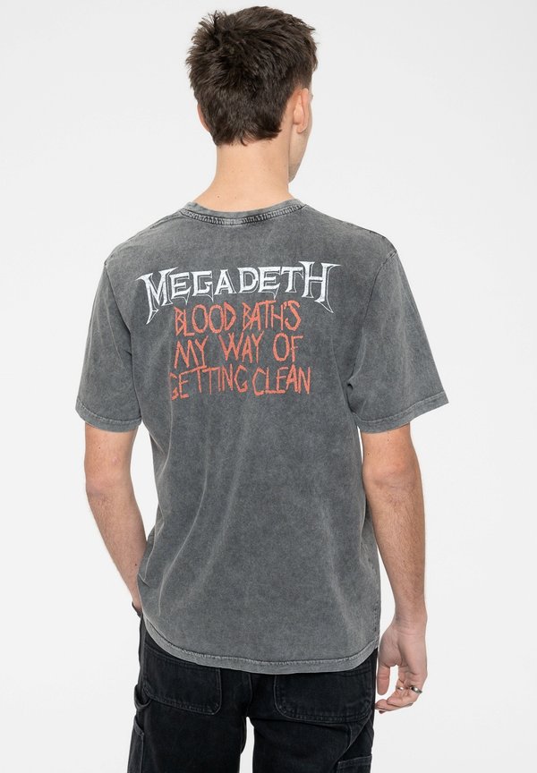 MEGADETH BLOOD BATH STONE  - Print T-shirt - charcoal4