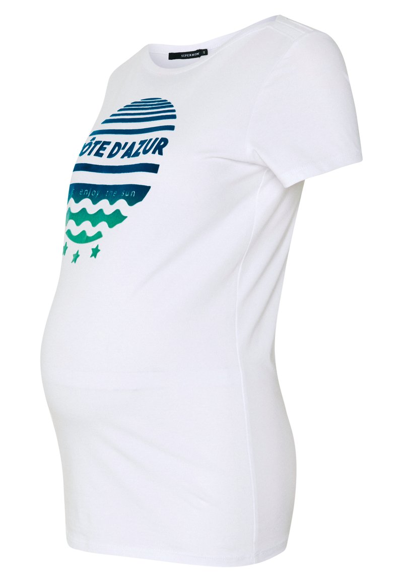 Supermom T-shirt print wit
