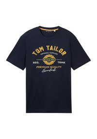 LOGO  - Majica kratkih rukava s printom - dark blue