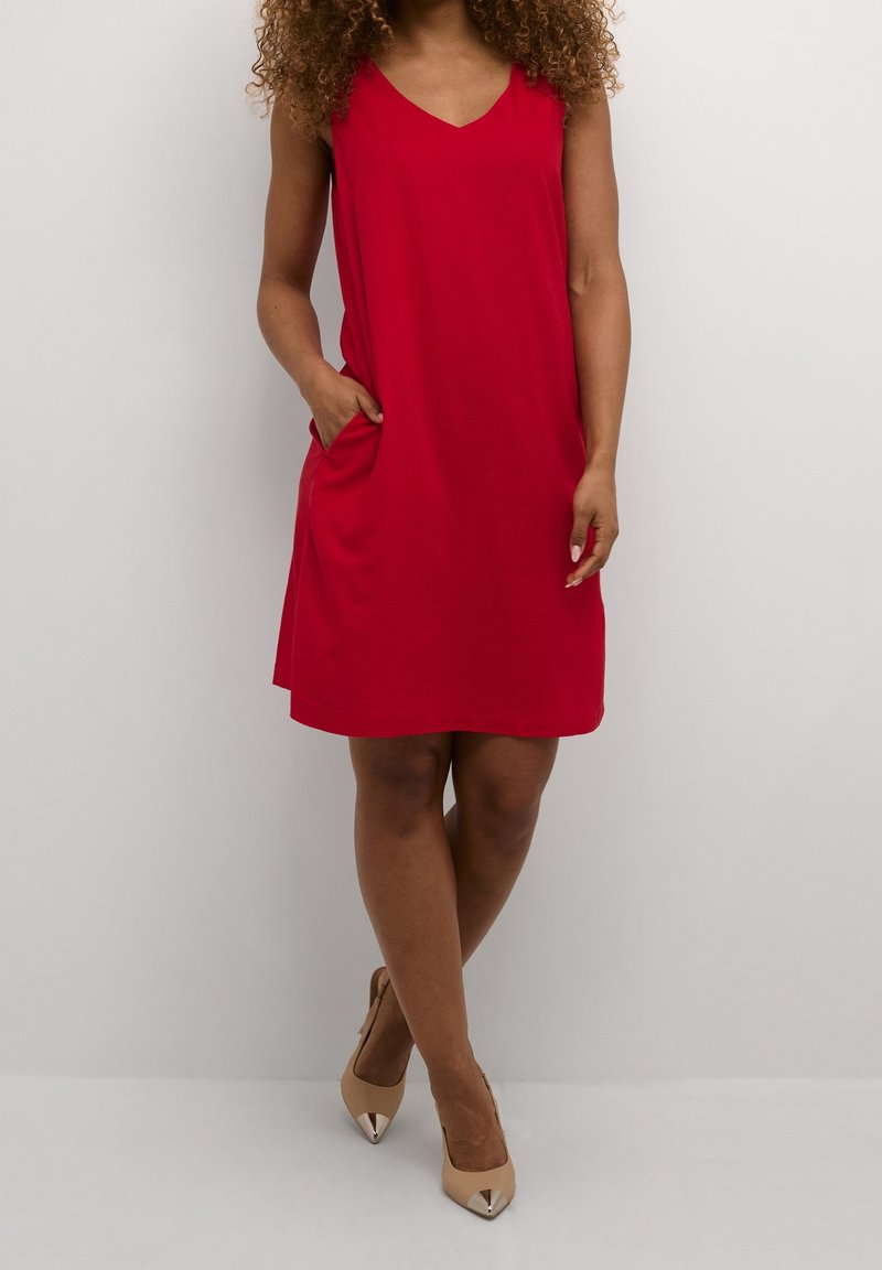 Cream Day dress - red - (Pre-owned) - Zalando.ie