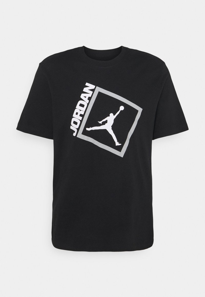 Jordan JUMPMAN BOX CREW TShirt print black/white/schwarz Zalando.de