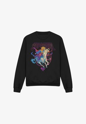 Cotton Soul, DC SUPERGIRL WOMAN OF TOMORROW COMET - Sweatshirt - black