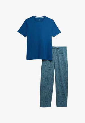 Marks & Spencer, RICH GEOMETRIC SET - Pyjama - blue mix