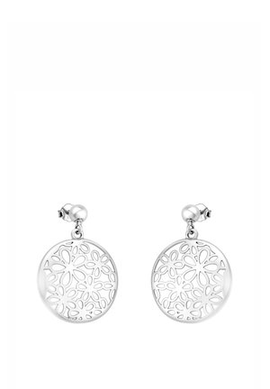 CIRCLE FLOWER - Øreringe - silver coloured