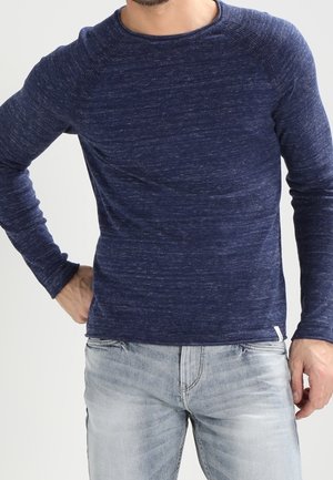Maglione - mottled blue