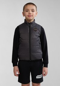 Napapijri - SANTAFE - Vesta - dark grey solid Miniatura obrázku 1