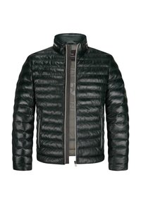 Milestone MSCORTINO - Lederjacke - dunkelgrün