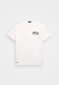CUSTOM SLIM FIT LOGO JERSEY T-SHIRT - Camiseta estampada - white