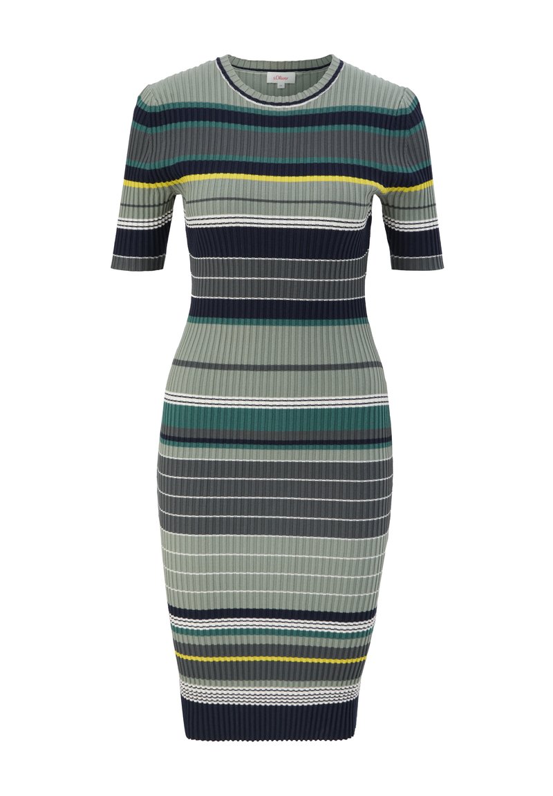 s.Oliver Gebreide jurk kaki s.Oliver Gebreide jurk kaki