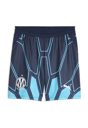 Puma OLYMPIQUE DE MARSEILLE 26/27 TORWARTSHORTS - Kurze Sporthose - bright aqua-club navy