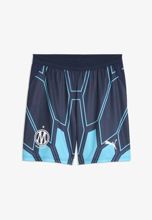 Puma OLYMPIQUE DE MARSEILLE 26/27 TORWARTSHORTS - Kurze Sporthose - bright aqua-club navy