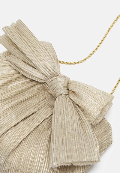 Loeffler Randall PLEATED FRAME WITH BOW - Pochette - platinum