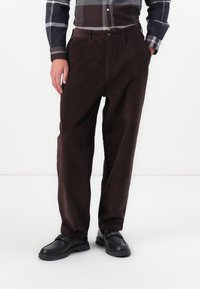 Barbour STRETCH - Broek - dark oak