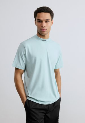 TEE COLLAR - Βασικό μπλουζάκι - turquoise aqua