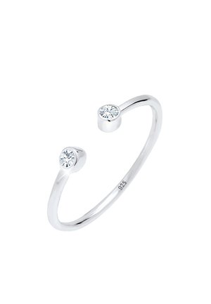 Elli GLASS CRYSTAL - Ring - silver-coloured/white