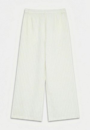 Vero Moda, TROUSERS VMPOLLY MID WAIST TROUSERS - Pantalon classique - snow white