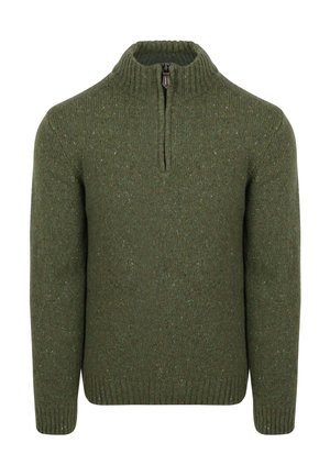 HALF ZIP DONNEGAL - Strickpullover - groen