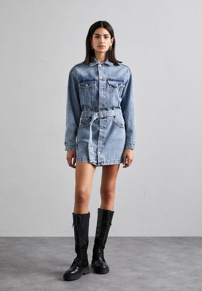 Iro GLACIA - Robe en jean - snow blue