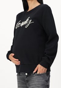 ONLY MATERNITY Felpa - black