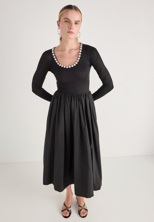 FOREVER FRAMED MIDI DRESS - Jerseyklänning - black