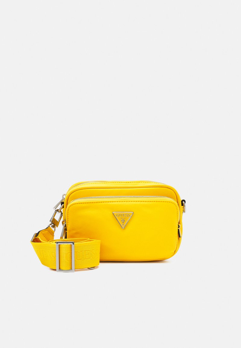 Guess LITTLE BAY CROSSBODY CAMERA Across body bag yellow Zalando