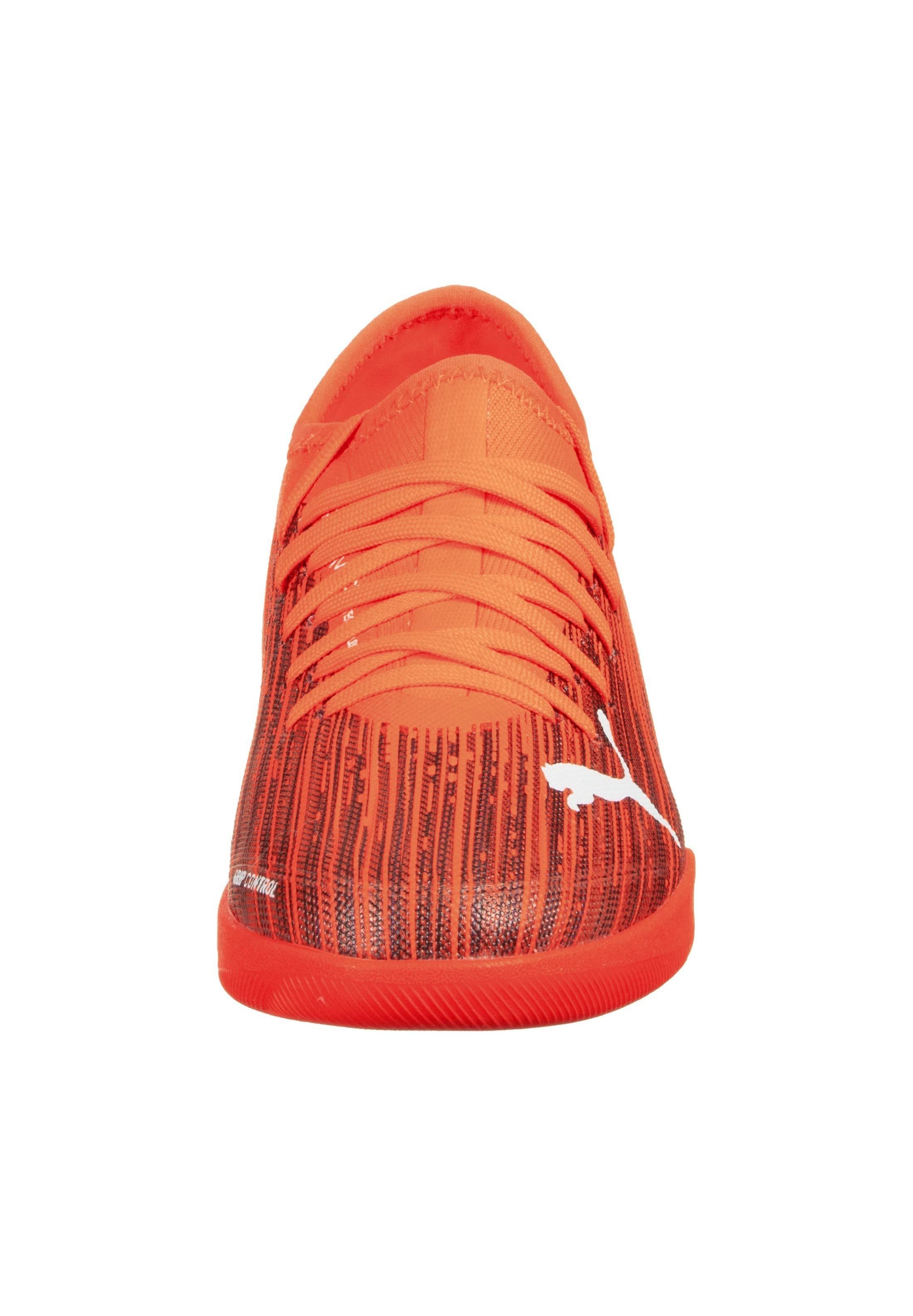 Bota puma one 17.4 ag blanca-naranja
