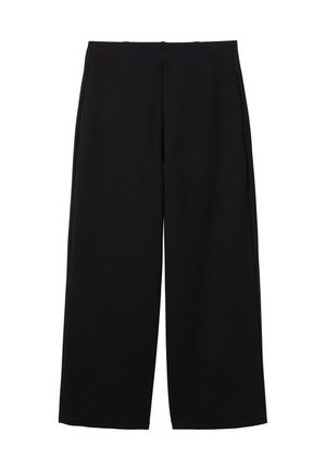 TOM TAILOR DENIM EASY CULOTTE - Pantalon classique - deep black